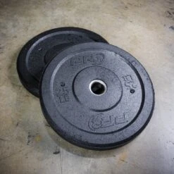 PRx USA Crumb Rubber Plates -Fitness Equipment bars plates and collars diamond pro crumb rubber bumper plates 4