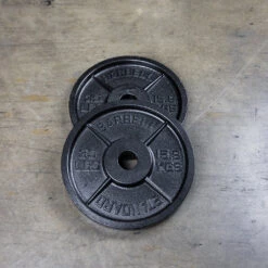 Cast Iron Olympic Plates -Fitness Equipment bars plates and collars grind fitness cast iron olympic plates 3