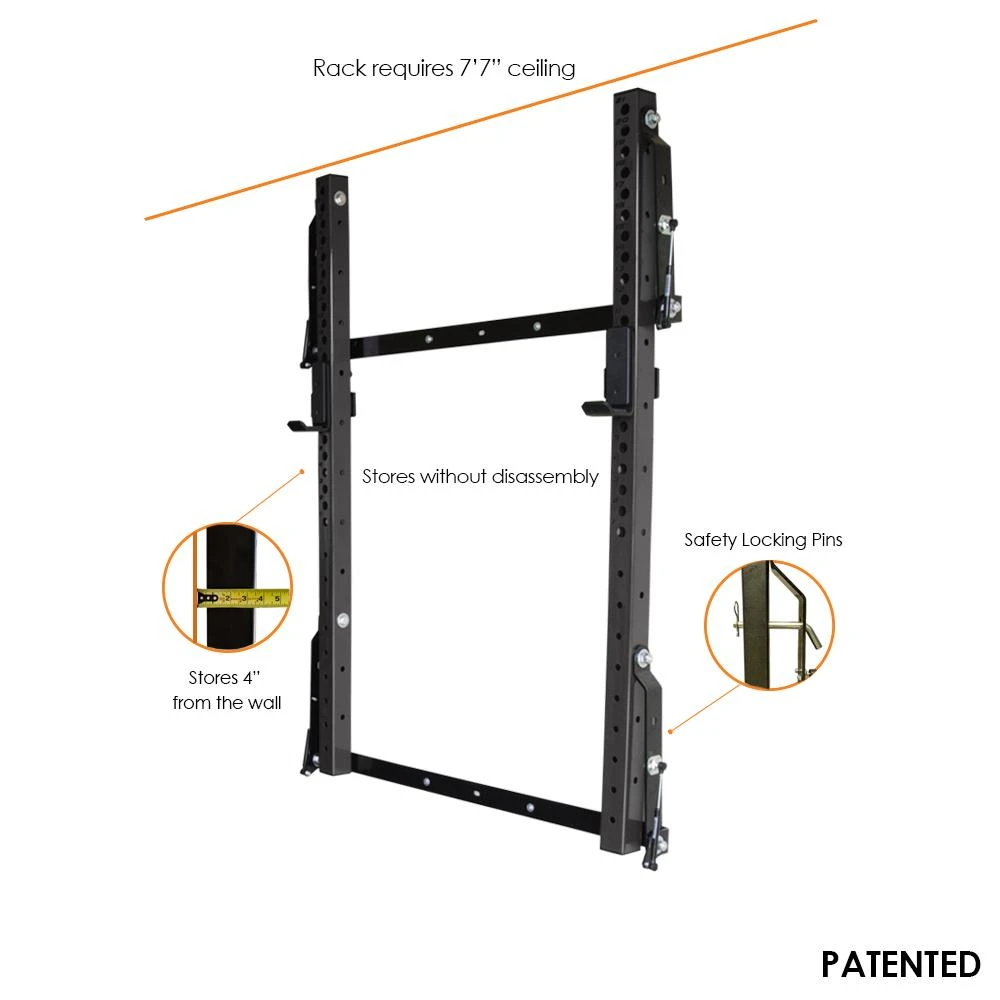Profile® PRO Folding Squat Rack V1 5 Profile® PRO Folding Squat Rack V1 - Image 3