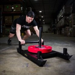 Fitness Equipment -Fitness Equipment strength equipment prx prowler push pull sled with harness 3