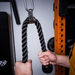 PRx Tricep Rope Cable Attachment -Fitness Equipment strength equipment prx rope handle for pulley 4