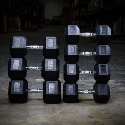 PRx Rubber Hex Dumbbells -Fitness Equipment strength equipment prx rubber hex dumbbells 4