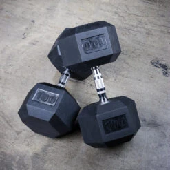 PRx Rubber Hex Dumbbells -Fitness Equipment strength equipment prx rubber hex dumbbells 6