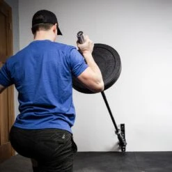 PRx Landmine/Bar Storage -Fitness Equipment strength equipment prx wall mounted landmine bar storage 7