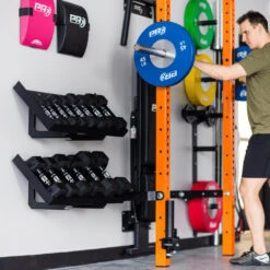PRx Wall-Mount Dumbbell Storage -Fitness Equipment wall mounted storage prx wall mount dumbbell storage 6