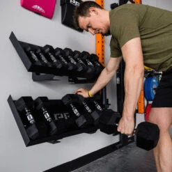 PRx Wall-Mount Dumbbell Storage -Fitness Equipment wall mounted storage prx wall mount dumbbell storage 8